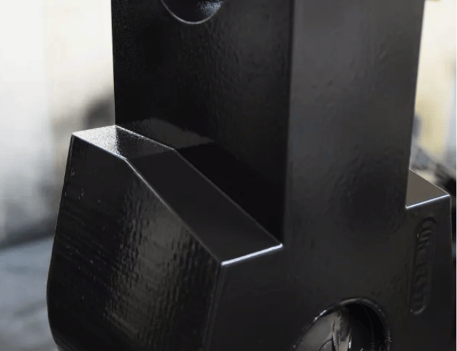 Powder coating of aluminum parts