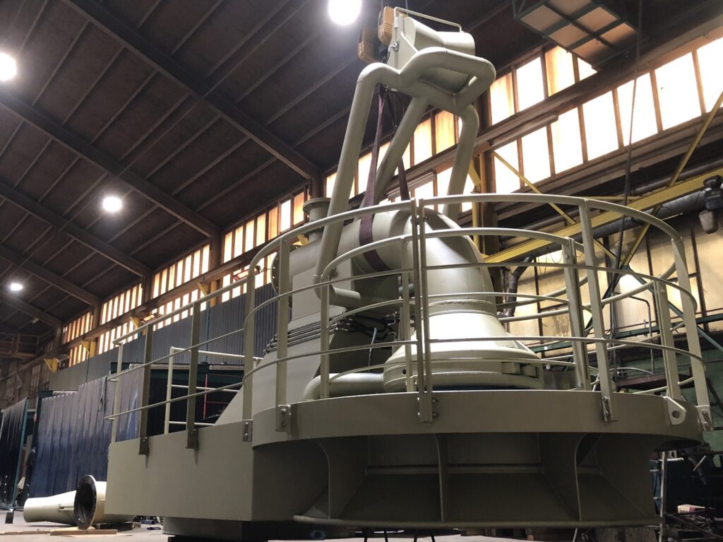 Bow Coupling Installation for Split Hopper Dredger