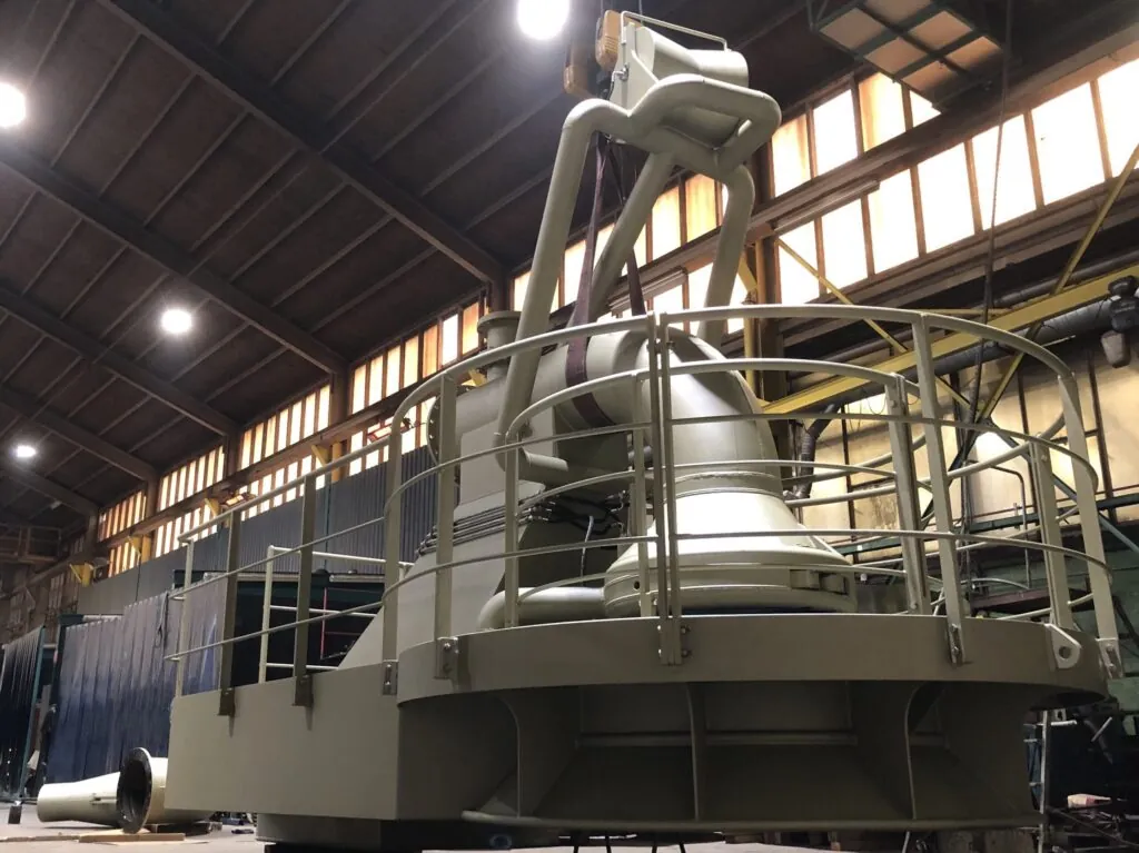 Bow Coupling Installation for Split Hopper Dredger